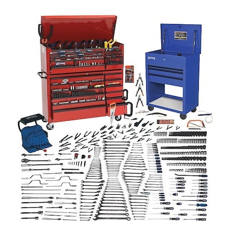 Williams Master Tool Set, Rolling Tool Cabinet JHWMAXXUMTB