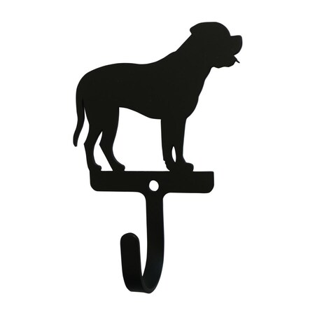 Village Wrought Iron Mastiff Wall Hook, Small WH-326-S
