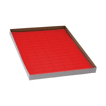 Zoro Select Cyro Label, Red, Polypropylene, PK20 GRAING-C125