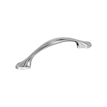 Amerock Fairfield 3-3/4 inch (96mm) Center-to-Center Polished Chrome Cabinet Pull, 25PK 25VMP3722026