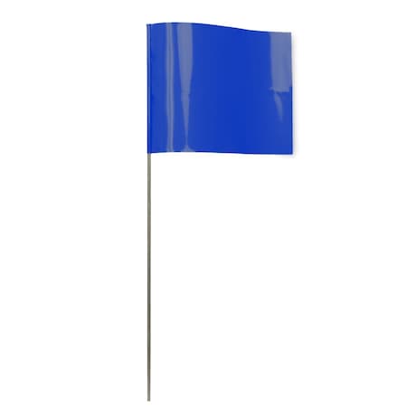 Blackburn Flag Marking Flags, Blue, 30 in L., 100 PK Y450W-BLU