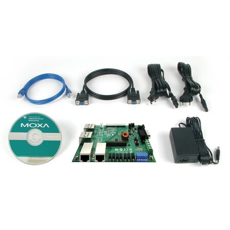 Moxa Includes a EOM-104-FO switch module and a evaluation board with 2 1 EOM-104-FO Evaluation Kit