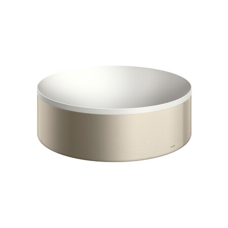 Axor Suite Sinks Round Sink without Overflow, 11 3/4" in Brushed Nickel 42000820