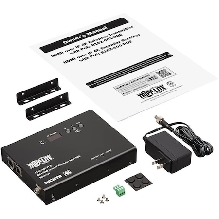 Tripp Lite HDMI OVER IP EXTENDER TRANSMITTER 4K 4:4 B162-001-POE