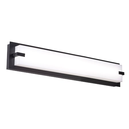 Afx Sinclair - 24in LED Vanity Light - 26W - Black SNV2405LAJUDBK