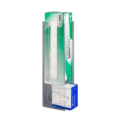 Poltex Lab Wipe Holder, Clear, 5 5/8 in L COMBOLAB-W