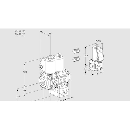 Honeywell Kromschroder VLV SOLND PRESS REGULATING W PLIOT GAS V KS88105124
