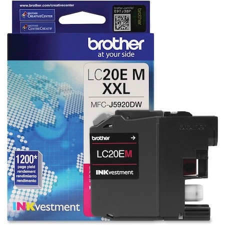 Brother Super High Yield XL Magenta Ink Cartridge LC20EM