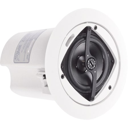 Atlas Sound 4-inch In-Ceiling Speaker with 16W Transformer FAP40T