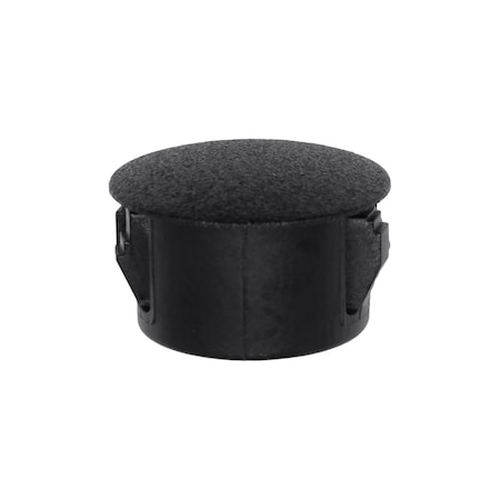 Auveco Black Nylon Locking Hole Plug 9/16in Hole Diameter, 50PK  19767