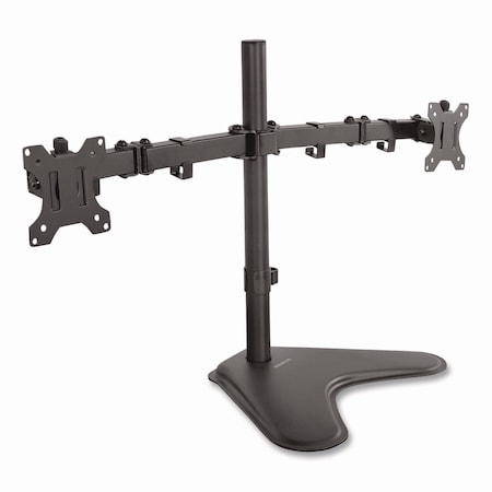 Mount-It Dual Monitor Desk Stand, For 19in to 32in Monitors, 36.4in x 11in x 18.3in, Black, Supports 17.6 lb MI-2781