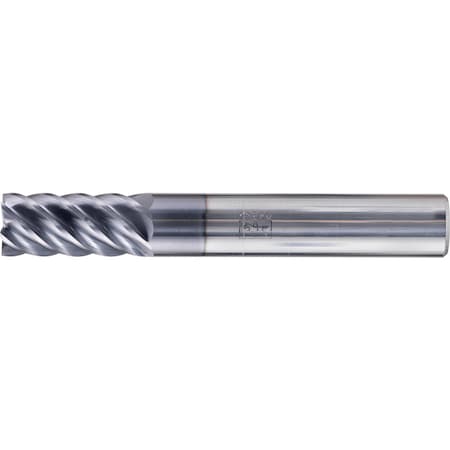 Pferd Square End Mill, 6 flutes, 1/2'' Dia, 1'' APMX, 3'' OAL, cylindrical shank 23003064
