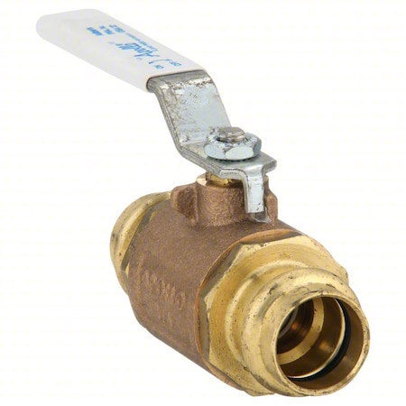 Apollo Valves Manual 2-Way Ball Valve, Press, Bronze 77WLF14401A