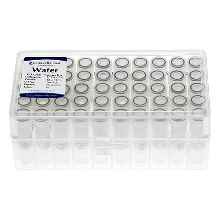 Growcells Nuclease Free Water, Vial, 1.8 mL, PK50 PCPW-0500
