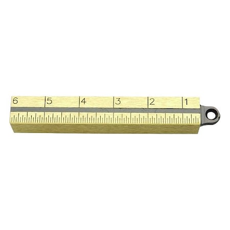 Crescent Lufkin Plumb Bob, 20 oz, Square, Brass, SAE 58712N
