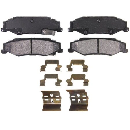 Wagner Brake QuickStop Rear Disc Brake Pad Set Semi-Metallic,  ZX732B