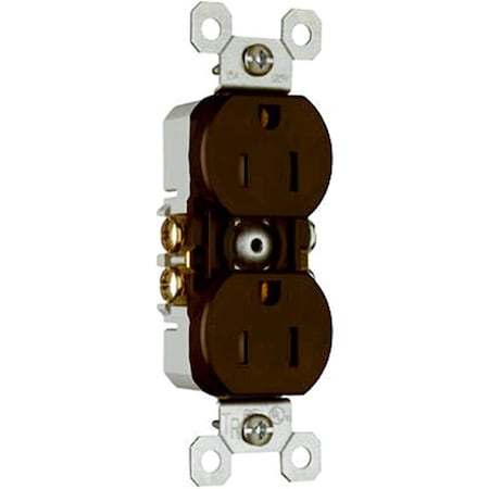 Nextgen 3232TRCC14 15A 125V Tamper Resistant Receptacle, Brown NE586458