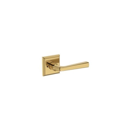 Baldwin Residential Door Levers Privacy Right Hand Lifetime Brass PVKINTSR003