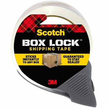 Scotch Box Lock Packaging Tape, No Color MMM3950RD