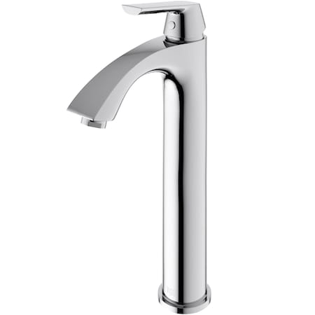 Vigo Linus Single Handle Single-Hole Bathroom Vessel Faucet in Chrome VG03013CH