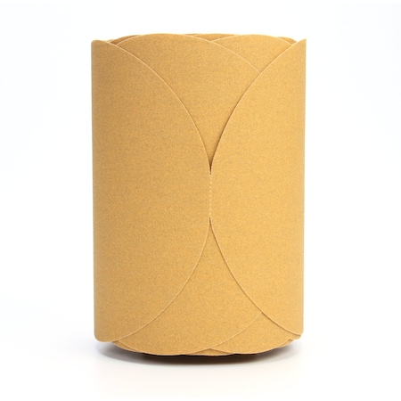3M Gold Disc Roll, 01492, 8 in, P100, 125 discs per roll, 4PK 216U