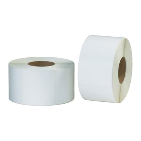 Bubblefast 3 x 12'' White Thermal Transfer Labels-500 Labels per Roll BFTHL629