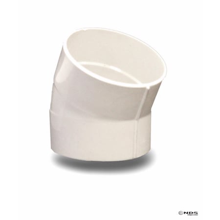 Plastic Trends NDS Schedule 35 4 in. Hub each X 4 in. D Hub PVC Elbow 1 pk 4P04