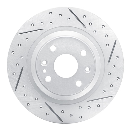 Dynamic Friction Co DFC Geoperformance Rotor - Drilled and Slotted 830-80037R