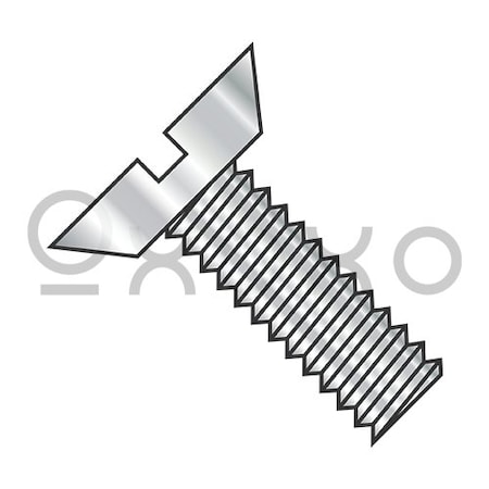 6-32X3/8 Slotted Flat Undercut Machine Screw Fully Threaded 18 8 Stainless Steel, 5000PK