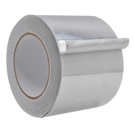 Wod Tape AFT12R Aluminum Foil Tape Multipurpose for HVAC and Insulation: 4 in. x 50 yds, 12PK WOD AFT12R-04000-12-50-SIL