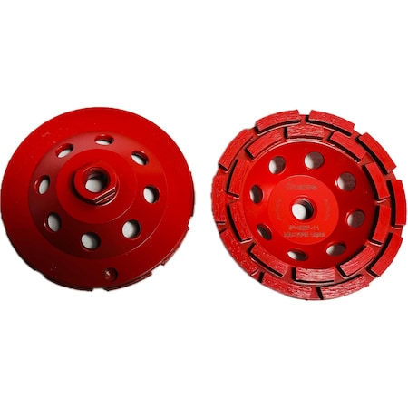 Vantage Product Double row Cupwheel, Concrete Cutting, 5'' CGW5DA1HT