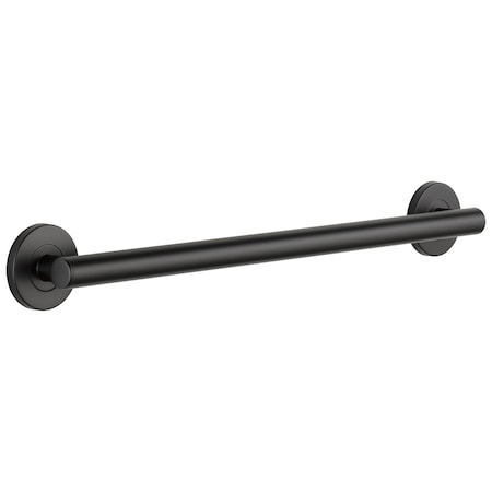 Delta Grab bar, 3.5 L, Brass, Matte Black 41824-BL