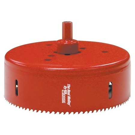 Morse MORSE REAL McCOY TA72 Hole Saw with Arbor, 7/16 in Arbor, 1-15/16 in D Cutting, HSS Cutting Edge MHSA72/TA72