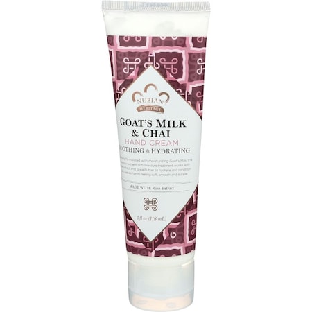 Nubian Heritage Goats Milk and Chai Hand Cream, 4 Ounce, 3PK 764302123118
