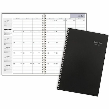 At-A-Glance Academic Monthly Planner, 12 x 8, Black, 2021-2022 AY200