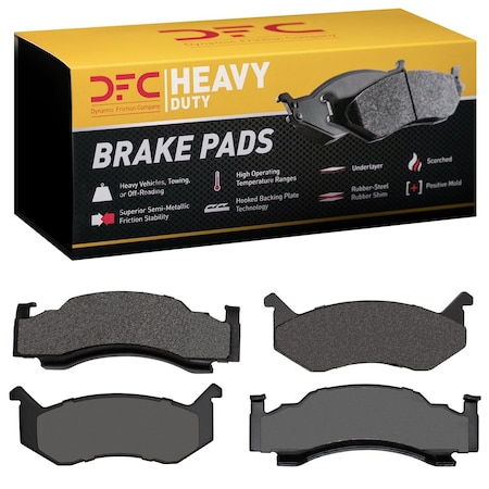 Dfc Heavy Duty, Disc Brake Pad Set,  1214-0123-00