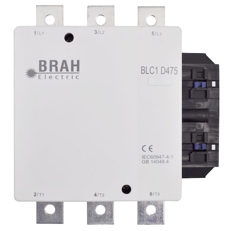 Brah Electric , Direct Replacement 700A 600V 3P with 120VAC Closing Coil for TeSys D Contactor LC1D475 BLC1D475