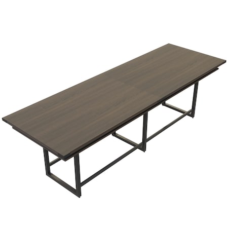 Mirella Conference Table, Steel Frame, Black MRH12STO