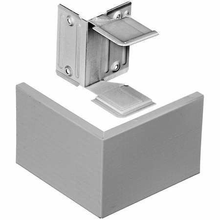 Hubbell Wiring Device-Kellems External Corner Coupling, Gray HBL3018AEGY