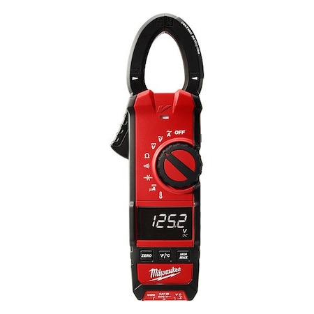 Milwaukee Tool DigitalClampMeter, TRMS, 600A, 600VAC 2236-20