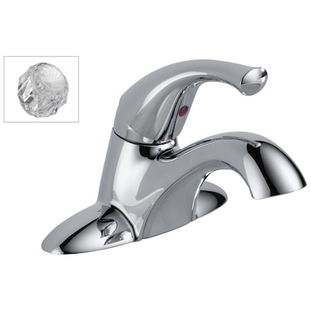 Delta Single Handle Centerset Bathroom Faucet 521-ECO-DST-A