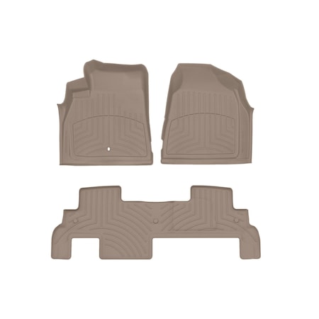 Weathertech Tan, Front and Rear FloorLiner HP 452511-451112IM