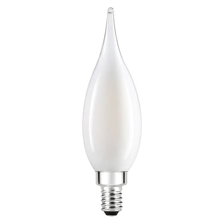 Sylvania TruWave Series LED Bulb, Bent Tip Lamp, 40 W Equivalent, Candelabra E12 Lamp Base, Dimmable, PK2 42082