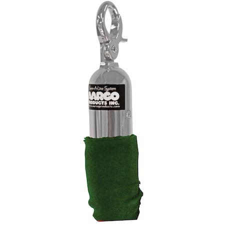 Aarco Form-A-Line Ropes, Green, Hardware Satin, 6' Tr-88