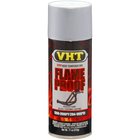 Vht Paint VHT Flame Proof Heat Resistant 1300-2000 Degrees Fahrenheit; Flat Aluminum; Aerosol Spray SP117