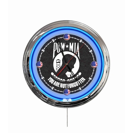Holland Bar Stool POW/MIA 16 LED Wall Clock ClkL16