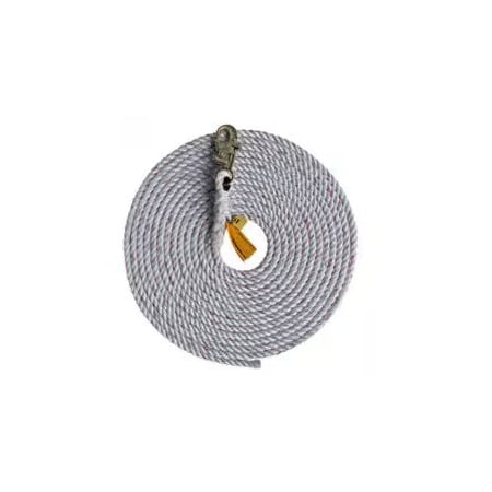 3M Dbi-Sala Vertical Lifeline, 25 ft., White 1202742