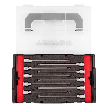 Tekton Socket Set, Steel, 10 1/4 in L SHB91704