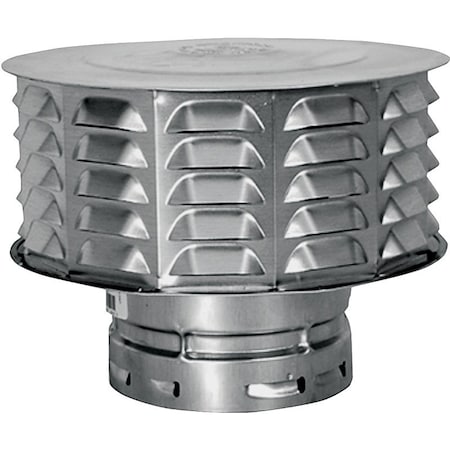 Ameri-Vent Snap Lock Vent Cap, 3 in Connection 3ECW