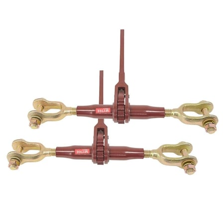 Mytee Products Ratchet Speciality Binder, Jaw-Jaw 10in Barrel, 13,000 lbs WLL, 2PK CBRS-J-J-10x2